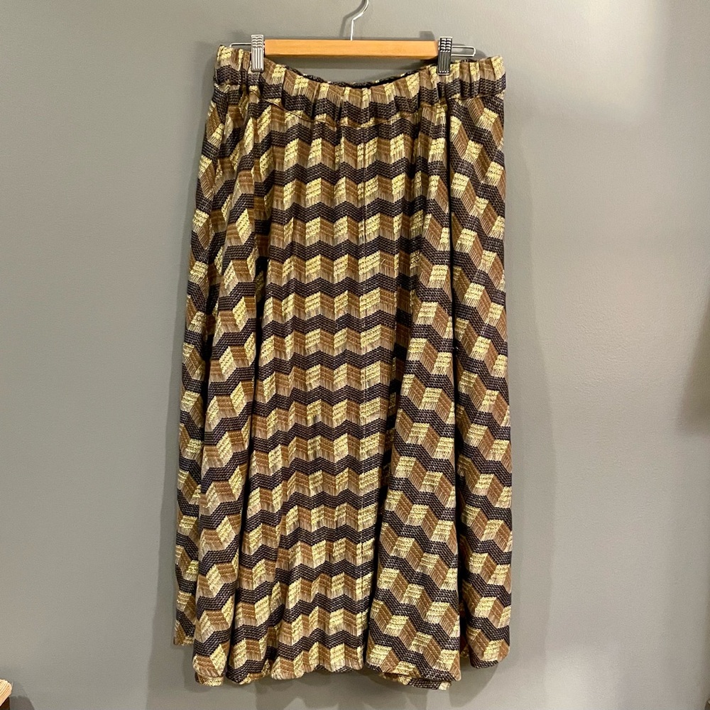Ace & Jig Eileen Skirt in Casino, size large